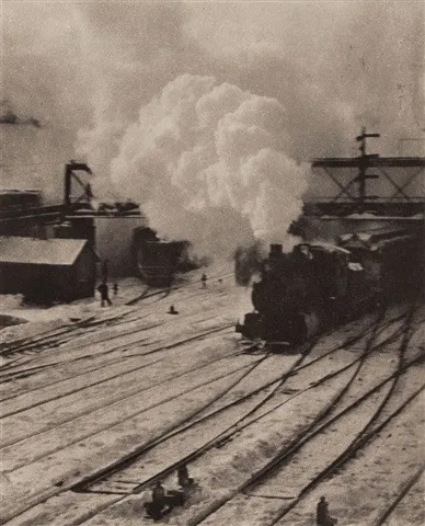 Alfred Stieglitz, In the New York Central Yards, 1903