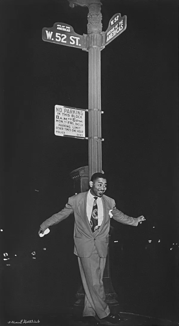 William Gottlieb, Dizzy Gillespie, 52nd Street, 1946
