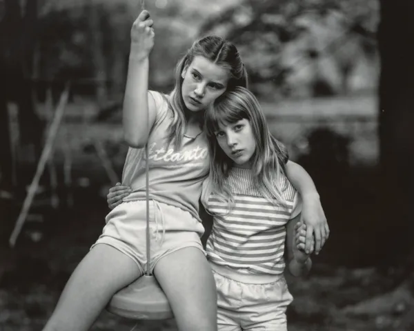 Sally Mann, Robin and Jessie, Atlanta T-shirt (At Twelve), 1983-1985