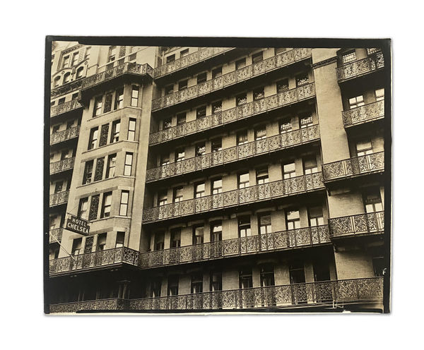 Berenice Abbott MIDDLE WEST SIDE: Chelsea Hotel, 222 West 23rd Street, Manhattan, August 12, 1936 SOLD