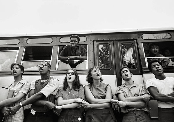 Steve Schapiro, "We Shall Overcome" Summer of '64 Freedom Bus, Oxford, Ohio, 1964
