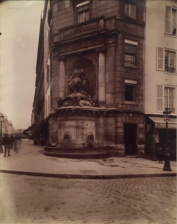 Eugène Atget, Fontaine Cuvier, Jardin des Plantes, 5e Arrondissement, 1899-1901