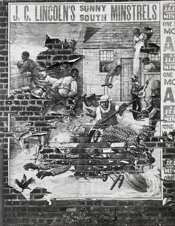 Walker Evans, Minstrel Poster, Alabama, 1936, From the Full Walker Evans: Selected Photographs Portfolio, 1974