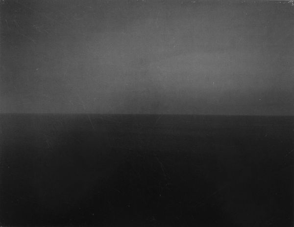 Hiroshi Sugimoto, Tyrrhenian Sea, Amalfi, 340 (from 'Time Exposed' published in 1991), 1990