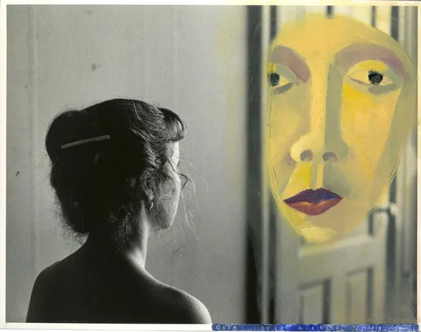 Duane Michals, Esta Contemplates the Enigma, March 2, 1980