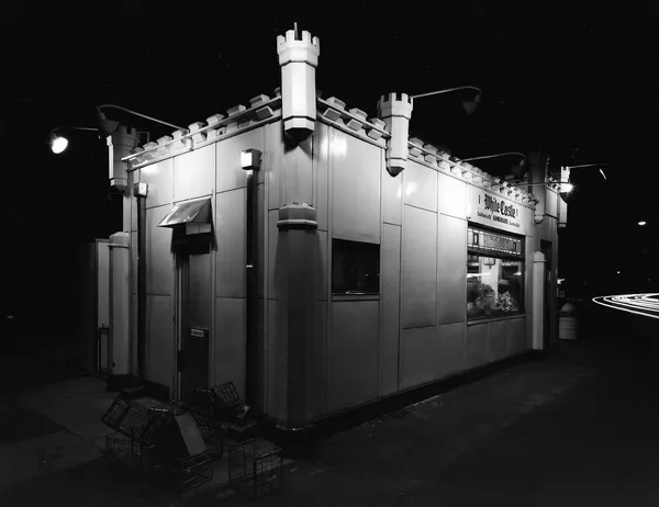 George Tice, White Castle, Route #1, Rahway, New York, 1973