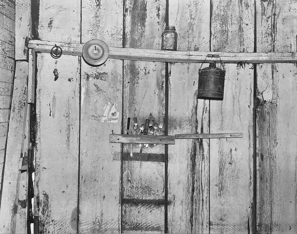 Walker Evans, Kitchen Wall, Alabama Farmstead, 1936, From the Full Walker Evans: Selected Photographs Portfolio, 1974