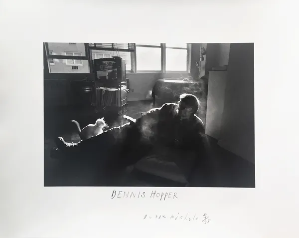 Duane Michals, Dennis Hopper, 1980s