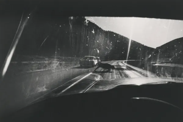 Garry Winogrand, Utah (calf kneeling in the middle of the highway) Garry Winogrand Portfolio, Hyperion Press, 1978, 1964