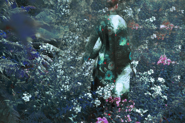 Erik Madigan Heck Turquoise and Pink Garden, The Garden, 2020