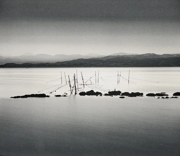 Michael Kenna, Night Fishing Nets, 2001