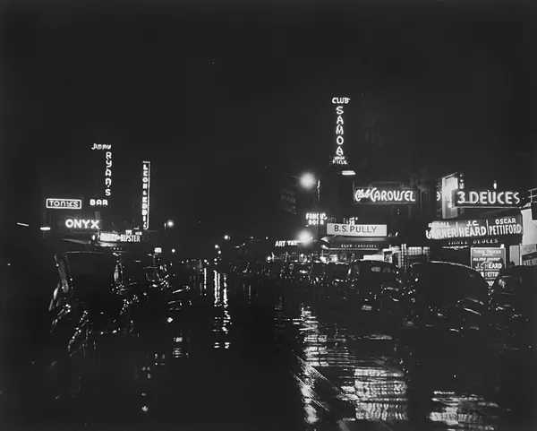 William Gottlieb, 52nd Street, New York, 1948