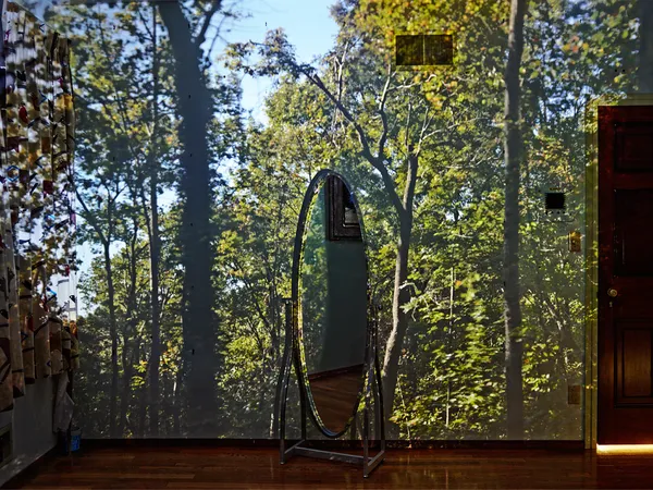 Abelardo Morell, View of Trees in Lucinda Bunnen's Bedroom, From Picturing the South, 2013