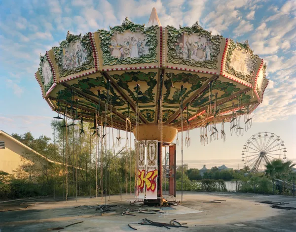 Andrew Moore, Zydeco Zinger, Abandoned Six Flags, New Orleans, Louisiana, 2014