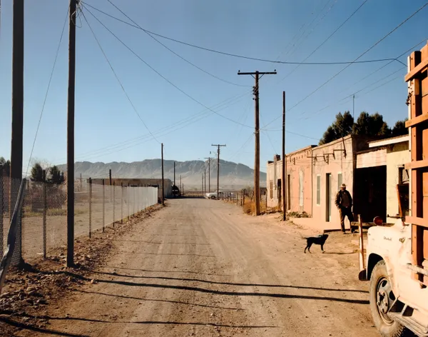 Stephen Shore, Back Road, Presidio, Texas, 1975