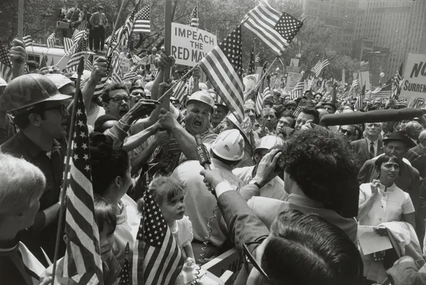 Garry Winogrand, New York City (hard hat rally) Garry Winogrand Portfolio, Hyperion Press, 1978, 1970