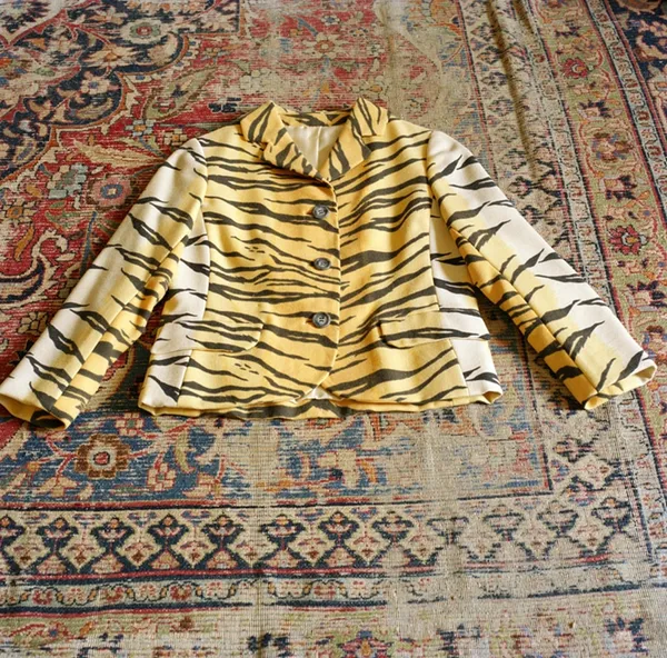 Jeannette Montgomery Barron, Tiger on Persian Carpet, 2006