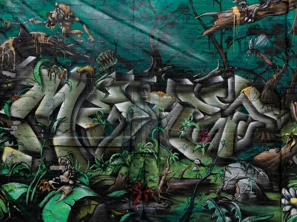 Liu Bolin, Hiding in New York No. 10, 5 Pointz, 2013