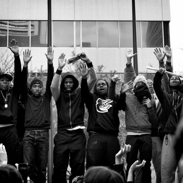 Sheila Pree Bright, #1960 Now (Protest, 'All Night, All Day, We're Gonna Fight for Freddie Gray), 2015