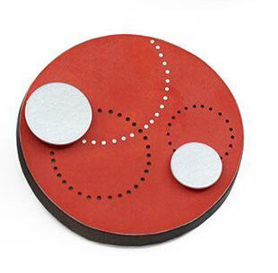 Emily Kidson, Red Circle Brooch