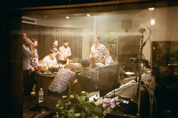 Stanley Clarke, Marlon Martinez, and Christian Amonson at Evergreen Studios with The Marlonius Jazz Orchestra 7.8.25 (Burbank, CA USA)