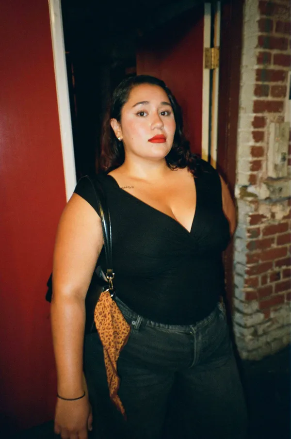 Laura Piedrahita at "Someone Must Be Listening" Community Art Show 8.9.25 (Koreatown, Los Angeles CA USA)