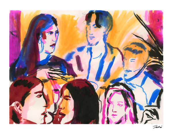 Jaki Doyka, Asia Monét, Roger, Koosha, and Sasha Srain at Milk Studios for Milk Makeup x Ulta Beauty Dinner 3.5.25 (Hollywood, CA USA), 2025