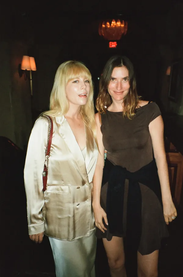 Alix Brown and Elena Rohrmoser at Teddy's at The Hollywood Roosevelt for "Boho Noir" by Club Chess and Jasmine Johnson 6.14.25 (Hollywood, CA USA)