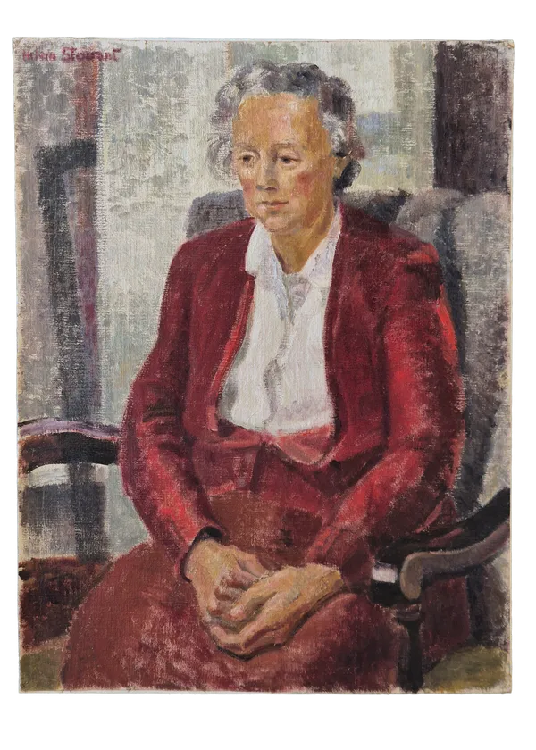 Helen Stewart, Woman in Red Cardigan
