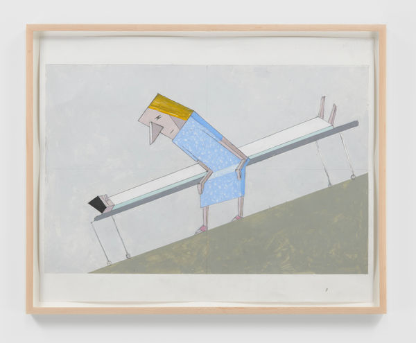 MERNET LARSEN, Study for "Gurney" (after El Lissitzky Proun 55, 1923), 2019