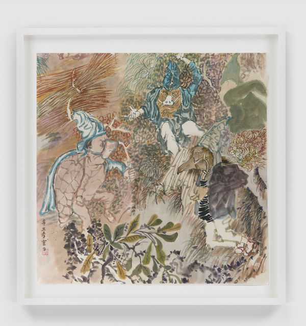 YUN-FEI JI, The three hooded men, 2021