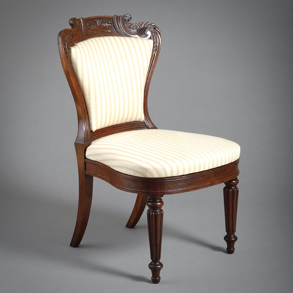 REGENCY MAHOGANY SIDE CHAIR ATTRIBUTED TO GILLOWS