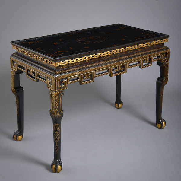 CHINESE EXPORT LACQUER TABLE
