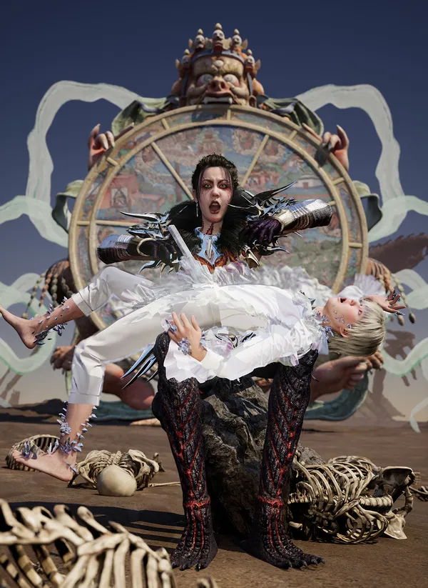 Lu Yang, DOKU - Binary Wheel, 2022