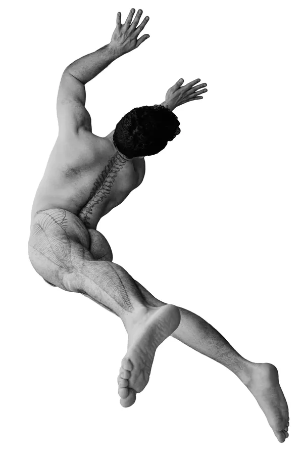 Jan Rattia, Suspended Figure #3, 2021