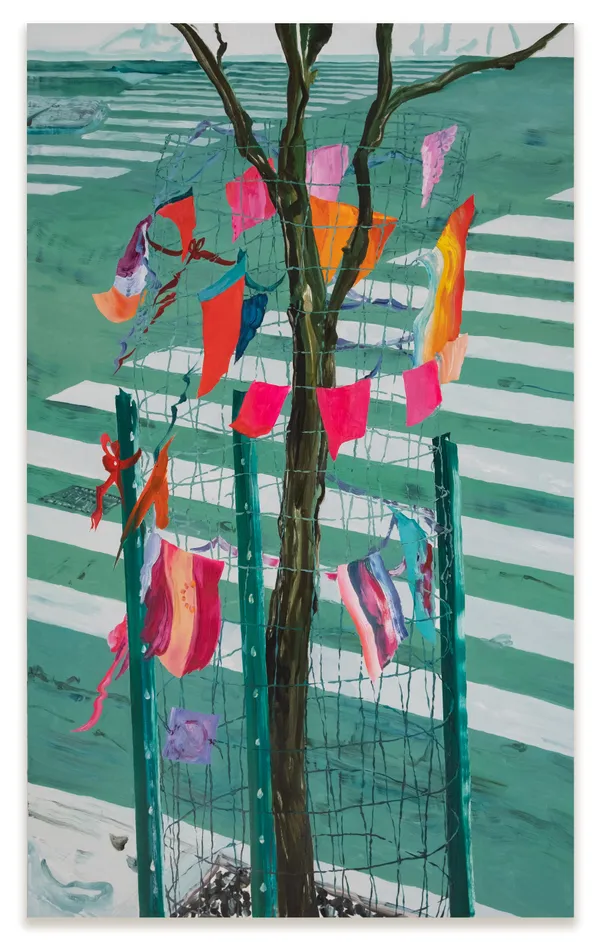 Lizzie Zelter, Burning Bush, 2023