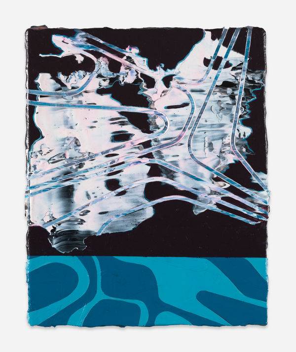 Tobias Lehner Noctilucents Clouds, 2024 Acrylic on canvas 30 x 24 cm