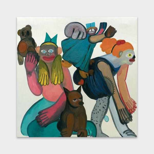 Trude Viken White Scene, 2024 Oil on canvas 180 x 180 cm