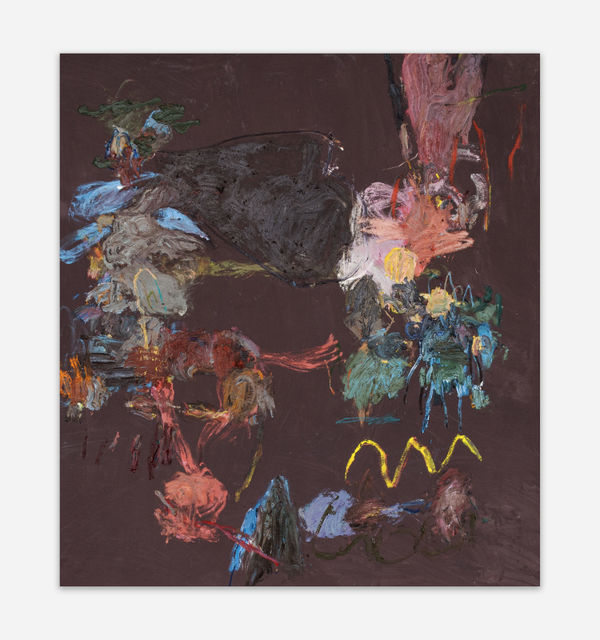 Roy Aurinko Cold sun, tube heat, 2022 Oil, acrylic and pastel on canvas 170 x 150 cm