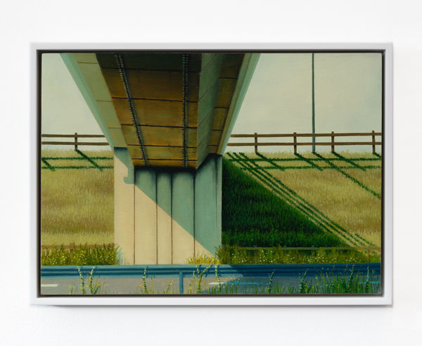 Jen Orpin Golden Shadow, 2024 Oil on cradled panel 20.8 x 29.5 cm