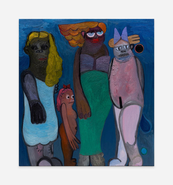 Trude Viken Blue Scene III, 2024 Oil on canvas 130 x 120 cm