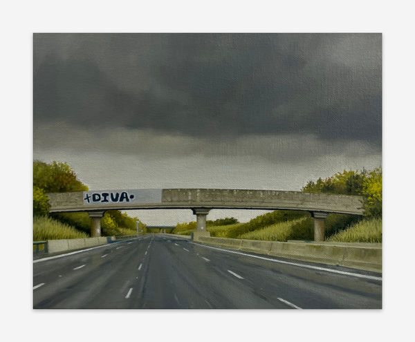 Jen Orpin Concrete Diva, 2024 Oil on canvas 20 x 25 cm