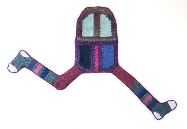 Wells Chandler OOBs BBP, 2019 Hand crocheted assorted fibers 80 x 90 cm