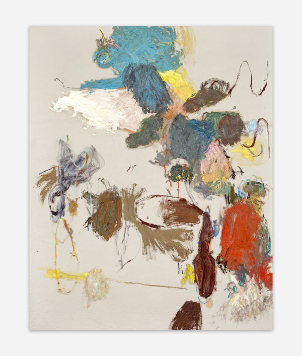 Roy Aurinko Terrain, 2023 Oil, pastel and cement on canvas 170 x 130 cm