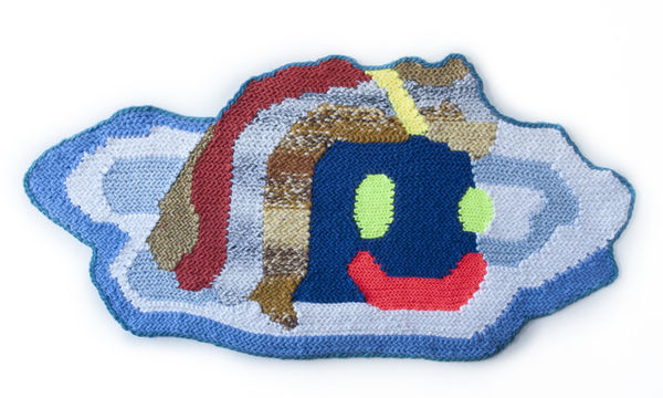 Wells Chandler Quench, 2018 Hand crocheted assorted fibers 61 x 122 cm