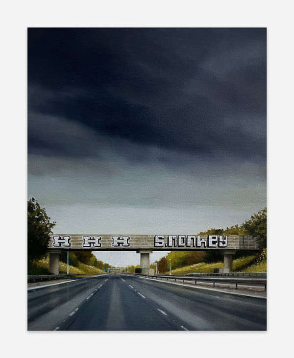 Jen Orpin Concrete Monkey, 2024 Oil on canvas 30 x 24 cm