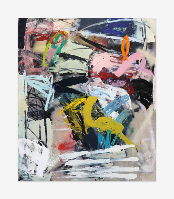 Xavier Baxter Look up, 2025 Mixed media on canvas 183 x 152 cm