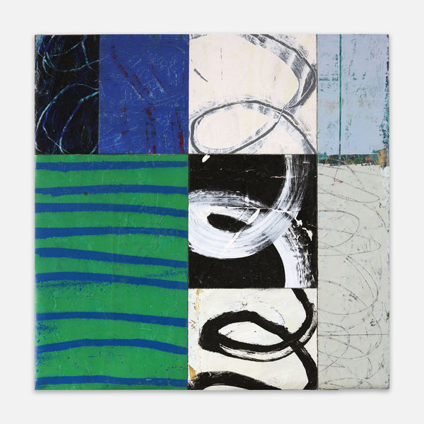 Spiller + Cameron Study of god I, 2023 Oil on canvas 51 x 51 cm