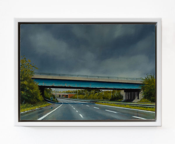 Jen Orpin Slow and Low, 2023 Oil on cradled panel 14.7 x 20.8 cm