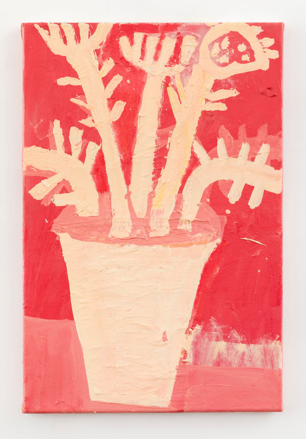 Florence Hutchings Garden Pot (Spring), 2023 Oil on canvas 60 x 40 cm